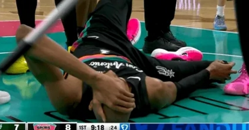 升西部第二！文班22+10受伤惊魂 马刺最多领先39分大胜雄鹿